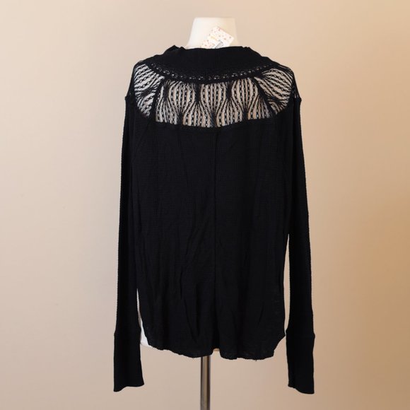 NEW Free People Lace Yoke Thermal - Picture 7 of 7